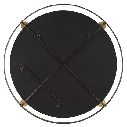 Radius Round Bronze Iron Mirror