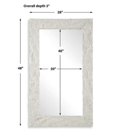 Quarry Rectangle Stone Veneer Mirror
