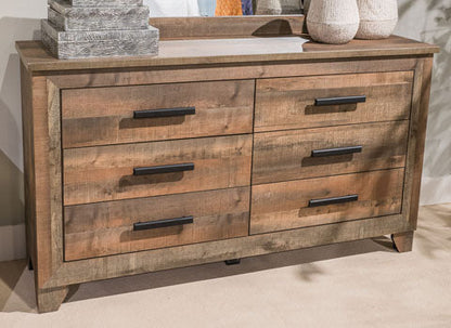 Finaria Six Drawer Dresser