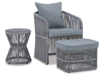 CHAIR/OTTO W/CUSH/TABLE (3/CN)