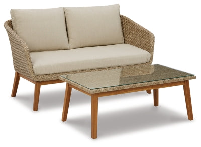 Loveseat w/Table (2/CN)