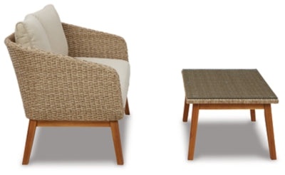 Loveseat w/Table (2/CN)