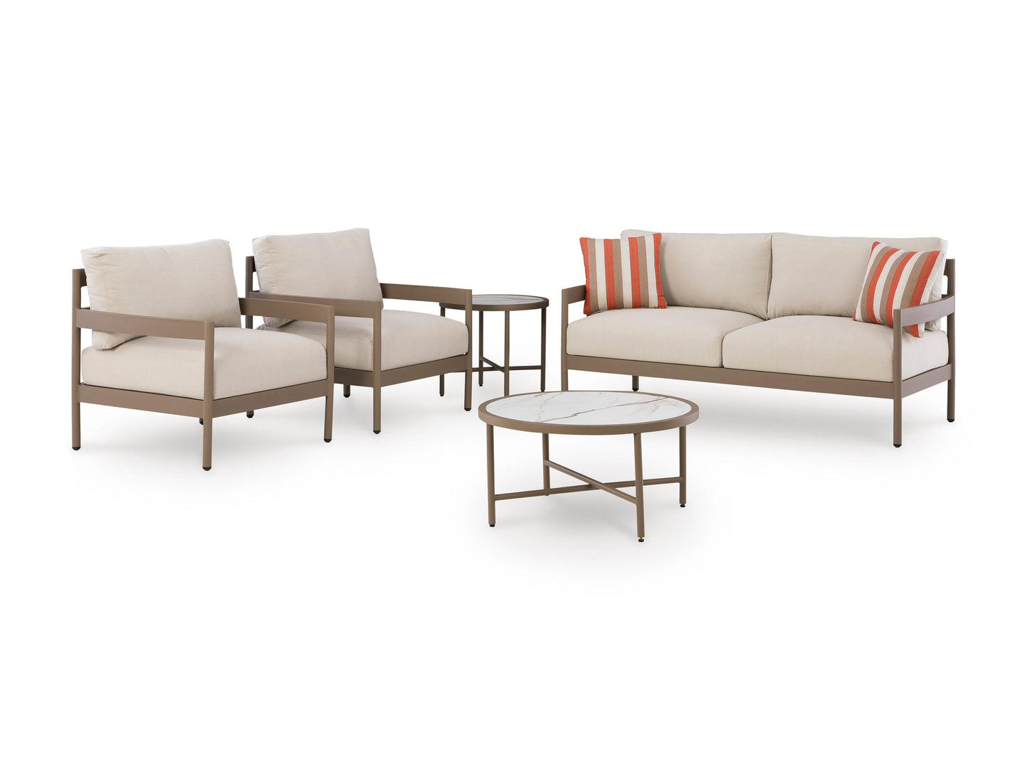 Big Creek Cove Love/Chairs/Tables Set (5/CN)