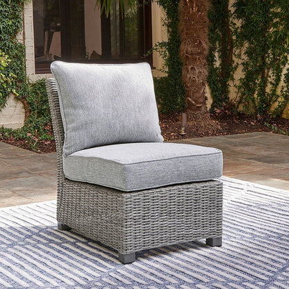 Naples Beach Armless Chair with Cushion