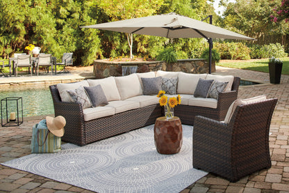 SOFA SEC/CHAIR W/CUSH (3/CN)