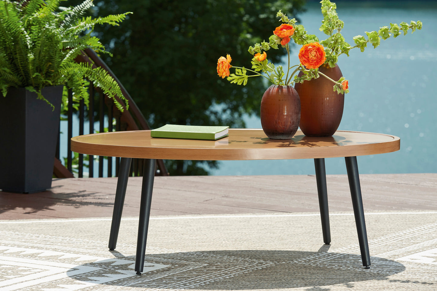 Ashley Homestore | Horizon Hall Outdoor Coffee Table