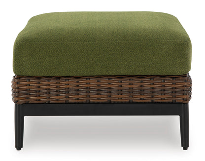 Ashley Homestore | Horizon Hall Outdoor Ottoman with Cushion