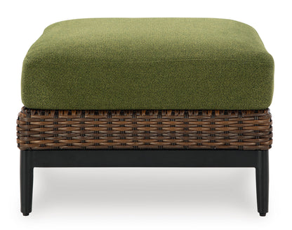 Ashley Homestore | Horizon Hall Outdoor Ottoman with Cushion