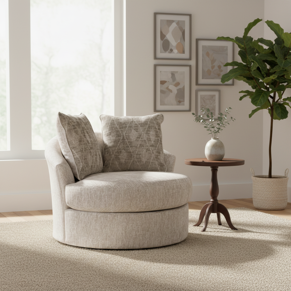 Rawcliffe SWIVEL ACCENT CHAIR