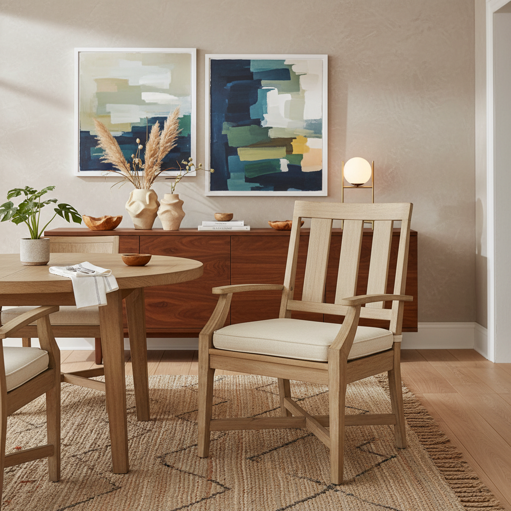 Clare View Arm Chair With Cushion (2/CN)
