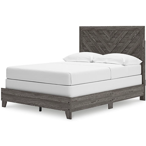 Sylveri Full Chevron Panel Bed