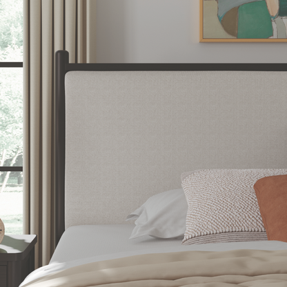Portdown King Upholstered Panel Storage Bed