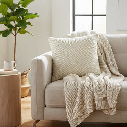 WOVEN COTTON BACK: COTTON CASEMENT