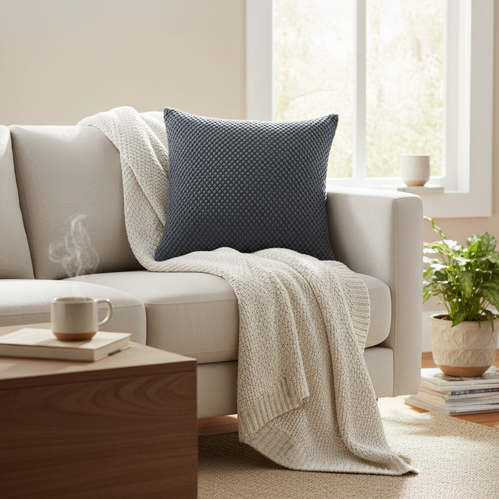 WOVEN COTTON BACK: COTTON CASEMENT