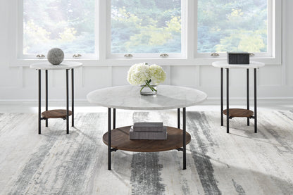 Tight-Rope Morren Sofa set with Free Wrenwich Occasional Table Set (3/CN)