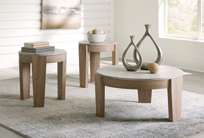 Tight-Rope Morren Sofa set with Free Guystone Table (Set of 3)