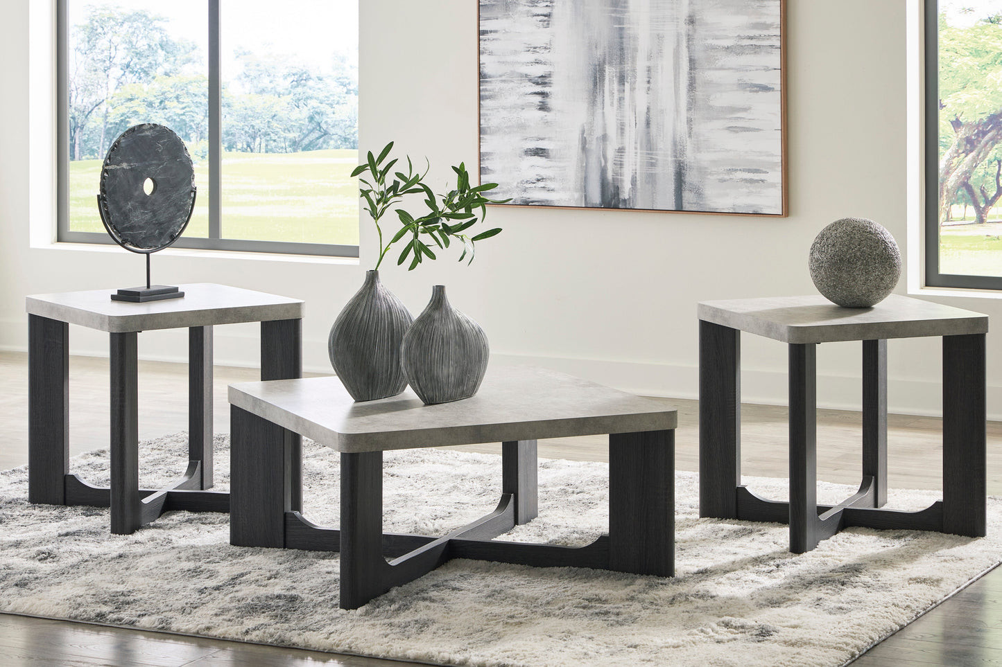 Stonemeade  Sofa Set with Sharstorm Table (Set of 3) Offer
