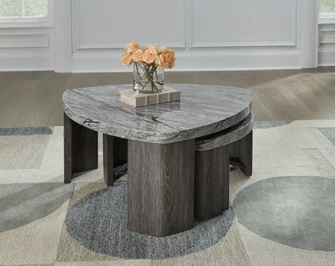 Surmour Stacked Cocktail Table Set