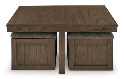 طاولة القهوة بورديرنيست مع 4 مقاعد