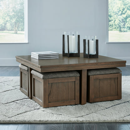 طاولة القهوة بورديرنيست مع 4 مقاعد