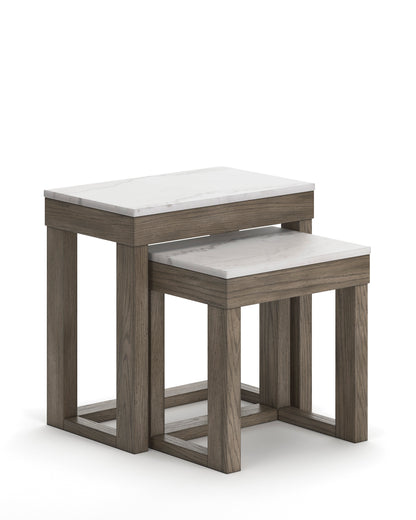 طاولات جانبية متداخلة من لوياسكا (قطعتان)