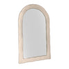 Kaia Cream Textured Floor Mirror