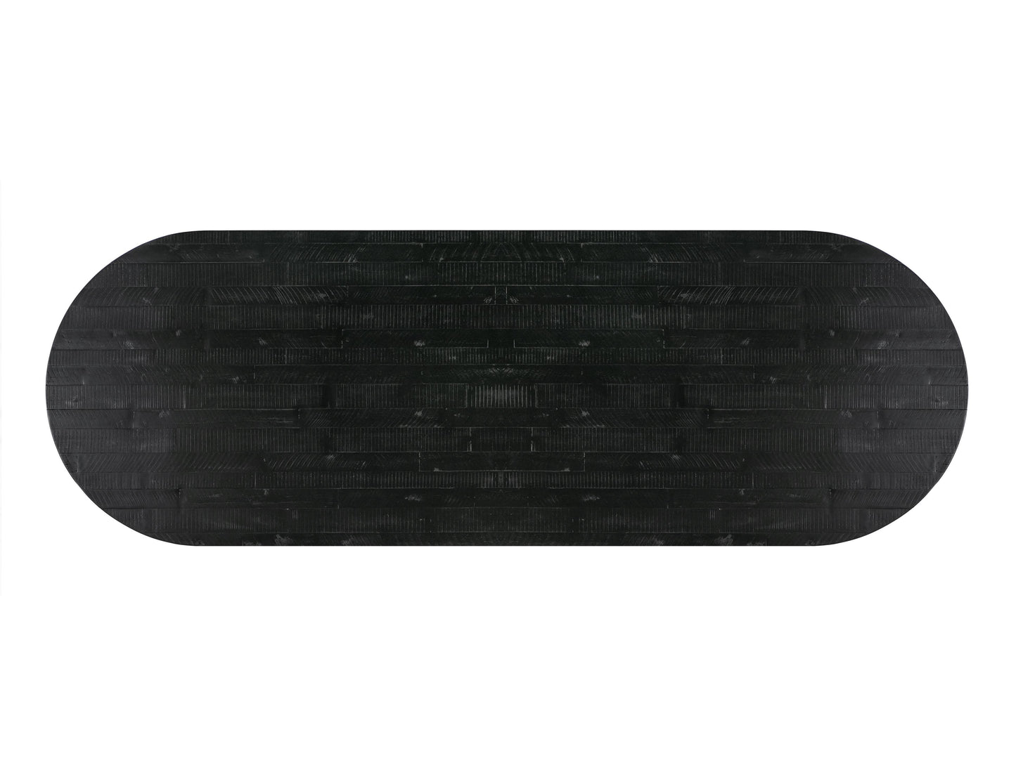 Rishi Black Rope Oval Table