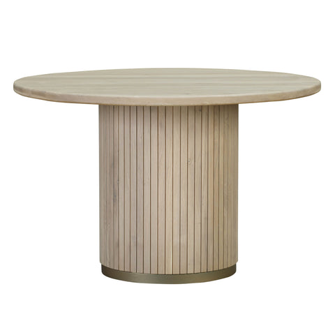 Chelsea Natural Oak Wood Round Dining Table