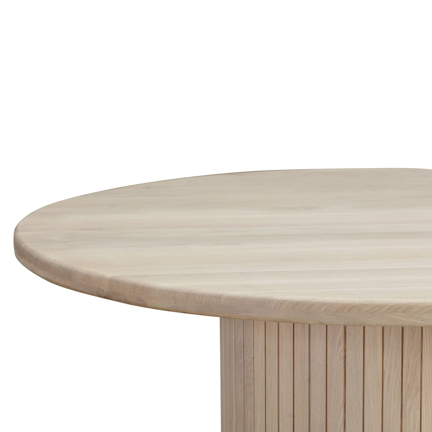 Chelsea Natural Oak Wood Round Dining Table