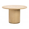 Chelsea Natural Oak Wood Round Dining Table