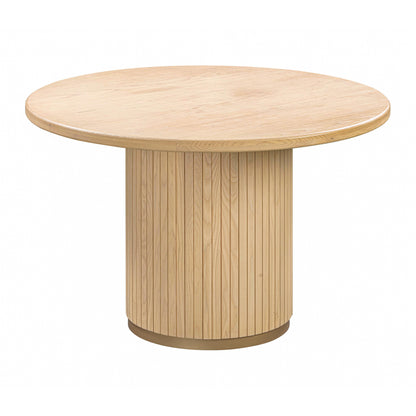 Chelsea Natural Oak Wood Round Dining Table