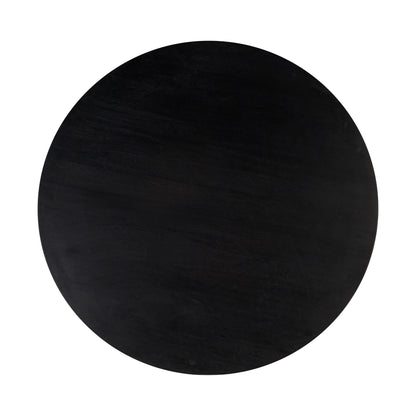 Gevra Black Acacia & Faux Plaster Dining Table