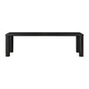 Akola Black Oak Rectangular Dining Table