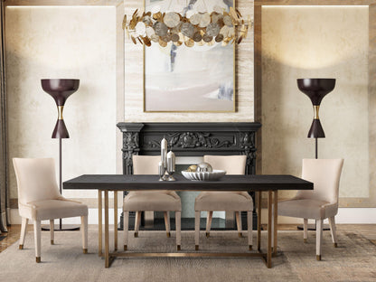 كرسي طعام كريمي ماسي