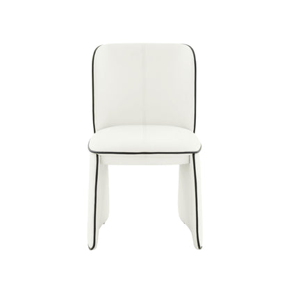 Kinsley Cream Performance Vegan Leather Dining Chair