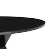 Iris Black Glass Dining Table