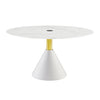 Piper White Round Dining Table