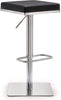 Bari Grey Steel Adjustable Barstool