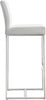 Denmark White Steel Barstool