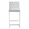 Helsinki White Steel Barstool