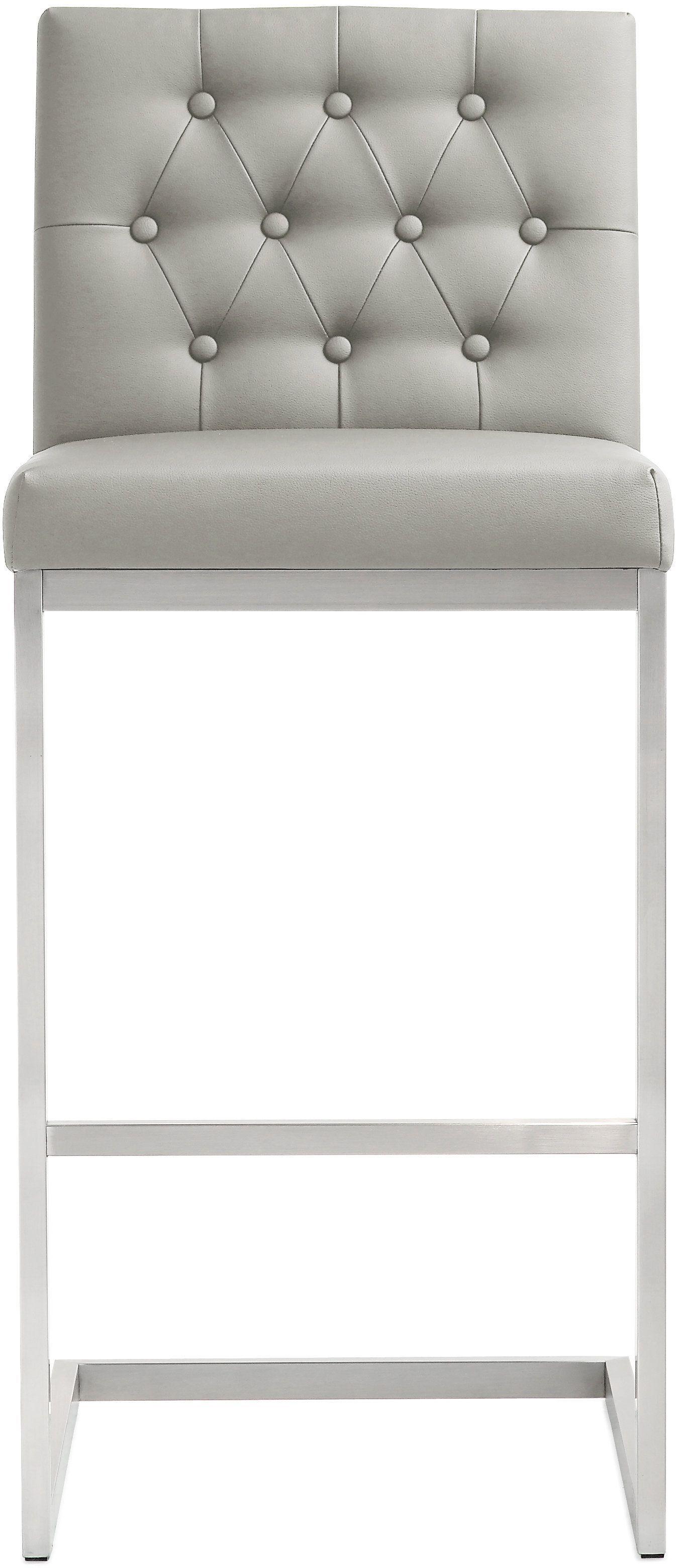 Helsinki Light Grey Steel Barstool