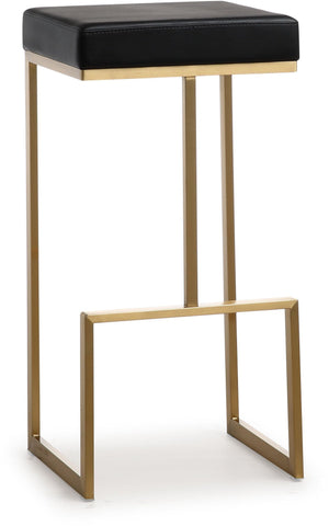 Ferrara Black Gold Steel Barstool