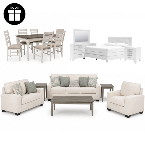 Home in One Collection – Bedroom, Living & Dining Furniture Package2