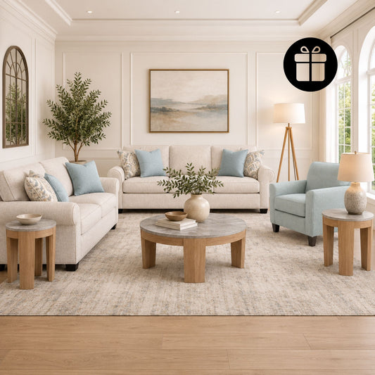 Monumental Sofa Set with Free Guystone Table (Set of 3)