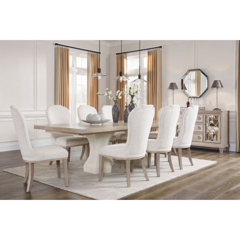 Jorlaina Dining Set 8 Chair