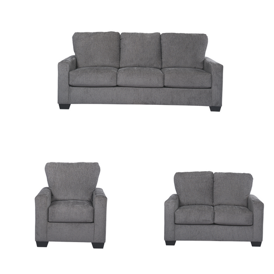 مجموعة أرائك رانيس الرمادية Gray Rannis Sofa Set