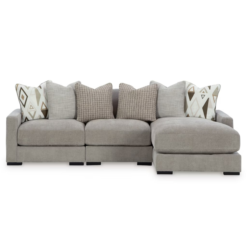 20305S4 Aslan Court 3-Piece Sofa Sectional with Chaise