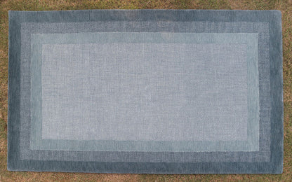 Navy and Cream Striped Jute Rug - Coastal Classic