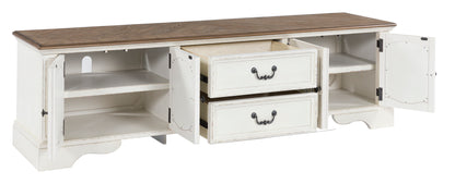 Realyn Oval Table Set With TV Stand