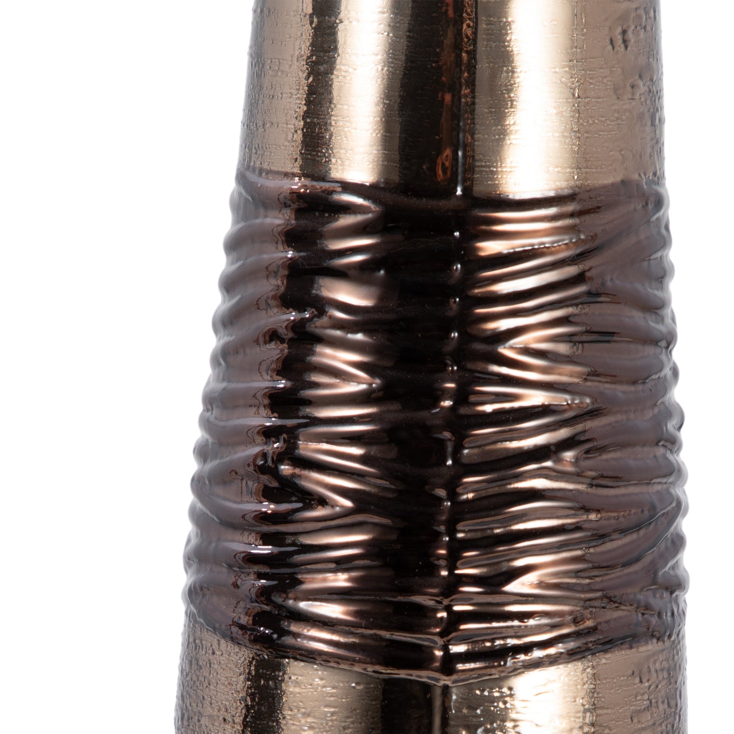 Glass, 24" Pillar Holder, Bronze